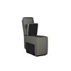 Rusto Console Sectional (with USB Charger) Ash Leather